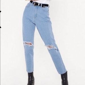 Nasty Gal Mom Jean